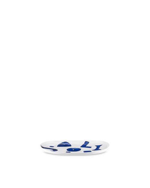 Itsumo - Yunoki ware 25 cm Oval serving plate Alessi