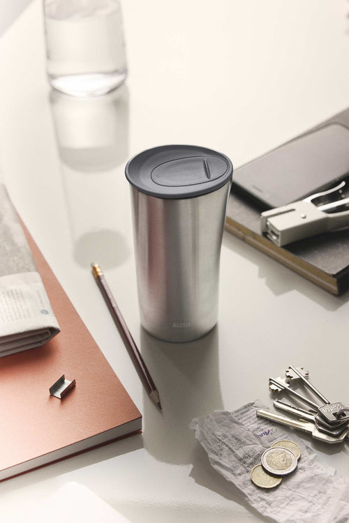 Buri anthracite Thermo insulated cup Alessi 1