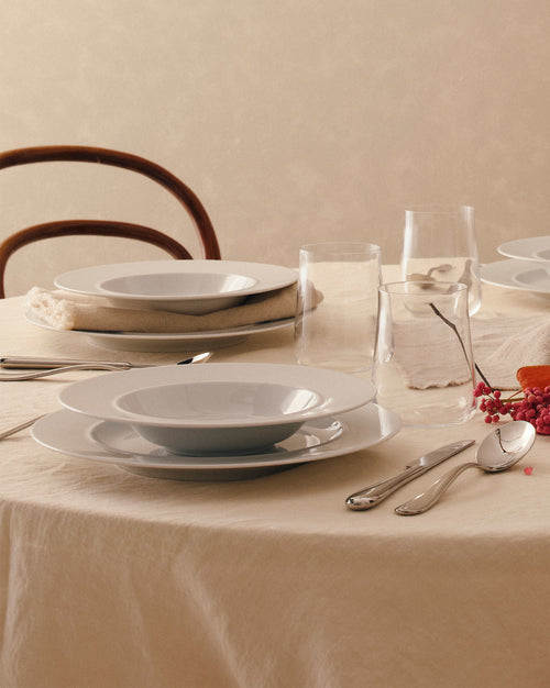 La Bella Tavola Default Title Dinner plate. 4 pieces Alessi 1