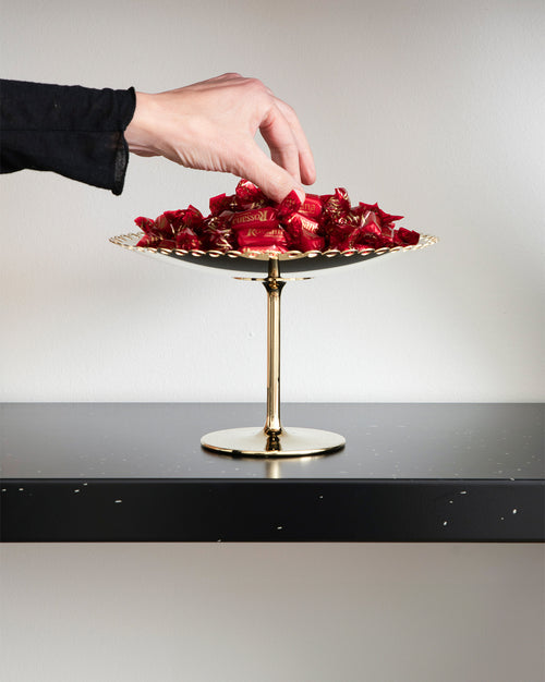 Edges stainless steel Cake stand Alessi 1