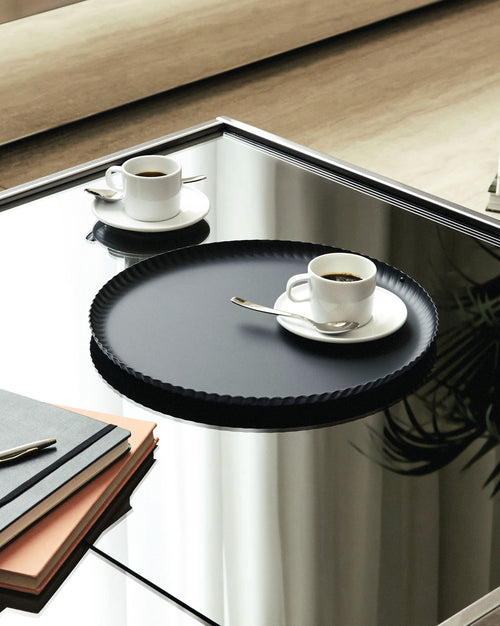 Pleats cm 23 || inch 9″ Round tray Alessi 2