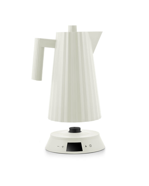 Plissé white Electric kettle. European plug Alessi 2