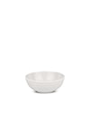 White porcelain bowl by Alessi, shallow and wide with a smooth, glossy finish.