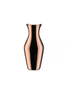 Copper-colored pitcher by Alessi, polished with an elegant hourglass shape and reflective surface.
