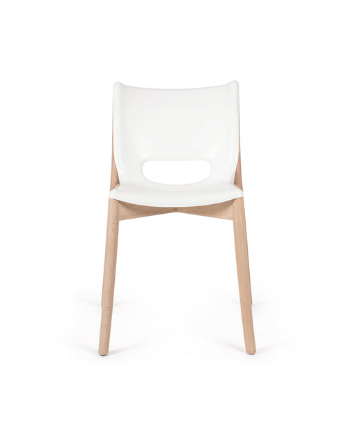 Poêle Collection white Monoshell chair Alessi