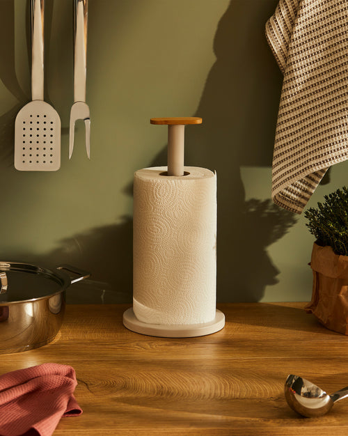 Mattina Red Kitchen roll holder Alessi 1
