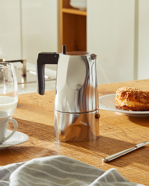 Ossidiana black, cups 3 Espresso coffee maker Alessi 1