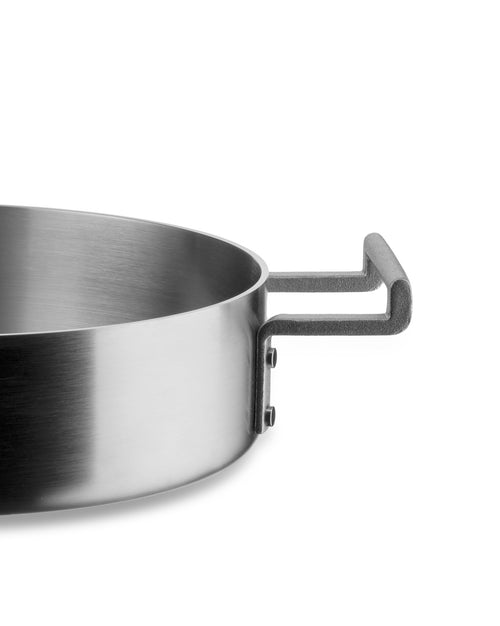 Convivio cm 24 || inch 9½″ Low casserole with two handles Alessi 2