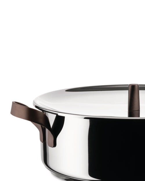 Edo cm 24 || inch 9½″ Low casserole with two handles Alessi 2