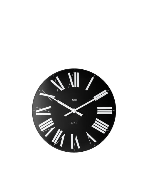 Firenze black Wall clock Alessi