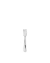 Polished silver fork by Alessi, with three tines and a sleek, vertical design.