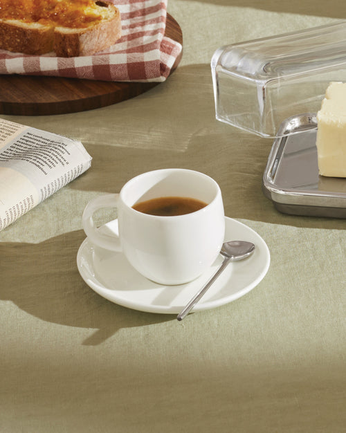 All-Time Default Title Saucer for mocha cup. 4 pieces Alessi 1
