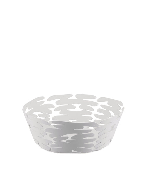 Barket white, cm 18 || inch 7″ Basket Alessi