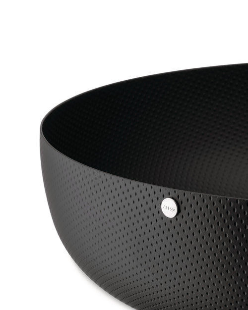JM17 T black, cm 21 || inch 8¼″ Round basket Alessi 3