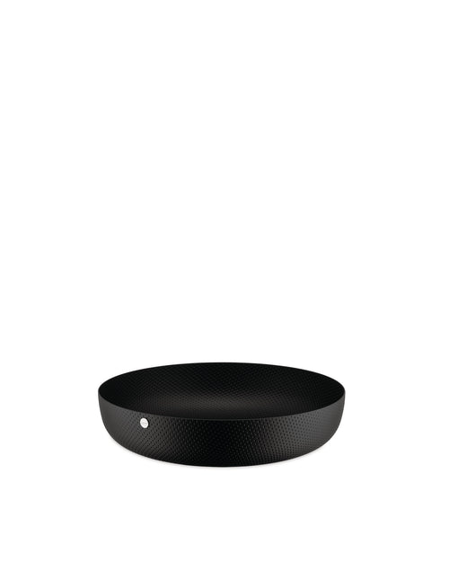 JM17 T black, cm 21 || inch 8¼″ Round basket Alessi