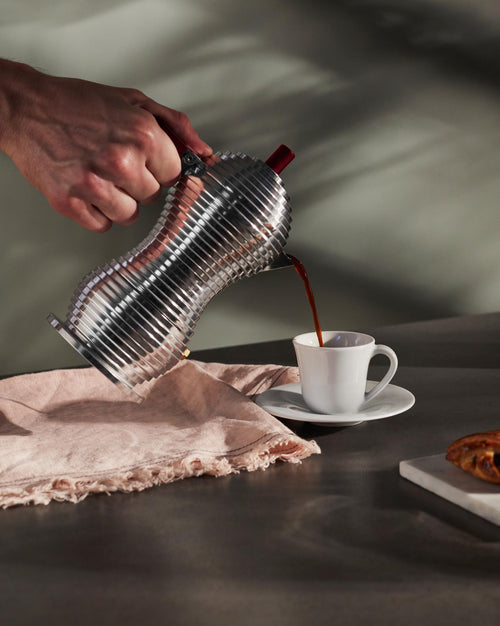 Pulcina cups 3 Espresso coffee maker. Induction. Alessi 1