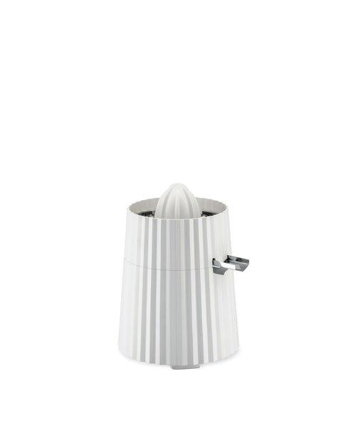 Plissé white Electric citrus-squeezer. European plug. Alessi 3