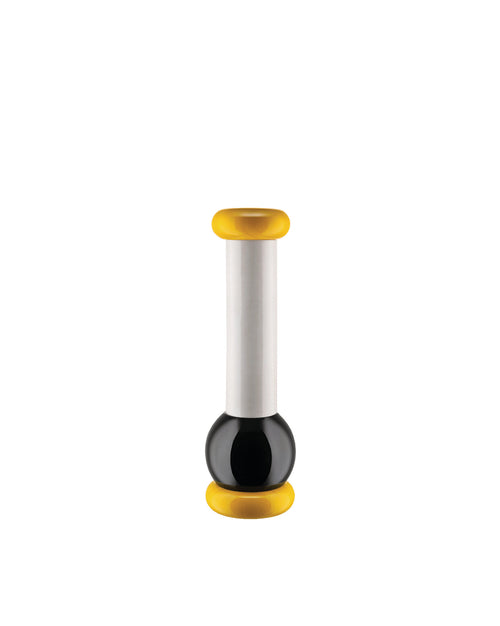 MP0210 yellow, black, white Salt, pepper and spice grinder Alessi